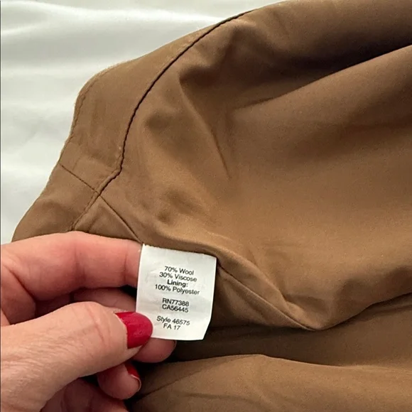 J Crew Classic Tan Women's Skirt - Picture 4 of 5